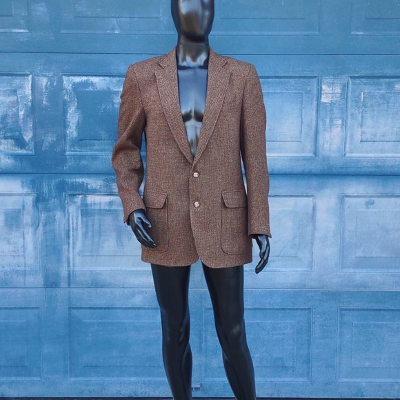 IMPERIAL by HAGGAR VINTAGE MEN'S PURE WOOL LUXURY BLAZER - Picture 8 of 17